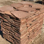 Камень красный обожженный (красно-коричневый)