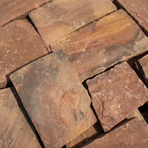 Камень рубленный красный (Римская кладка)